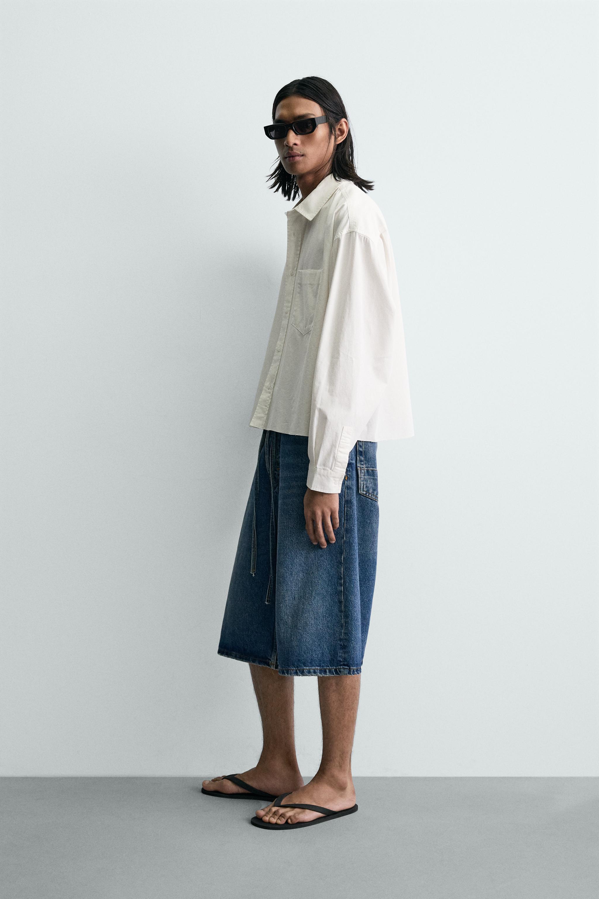 CHEMISE COUPE BOXY DÉLAVÉE